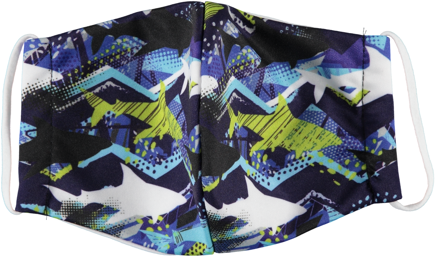 6-Pack: Men's Reusable Machine Washable Masks Mystery (3 Solid + 3 Prints)