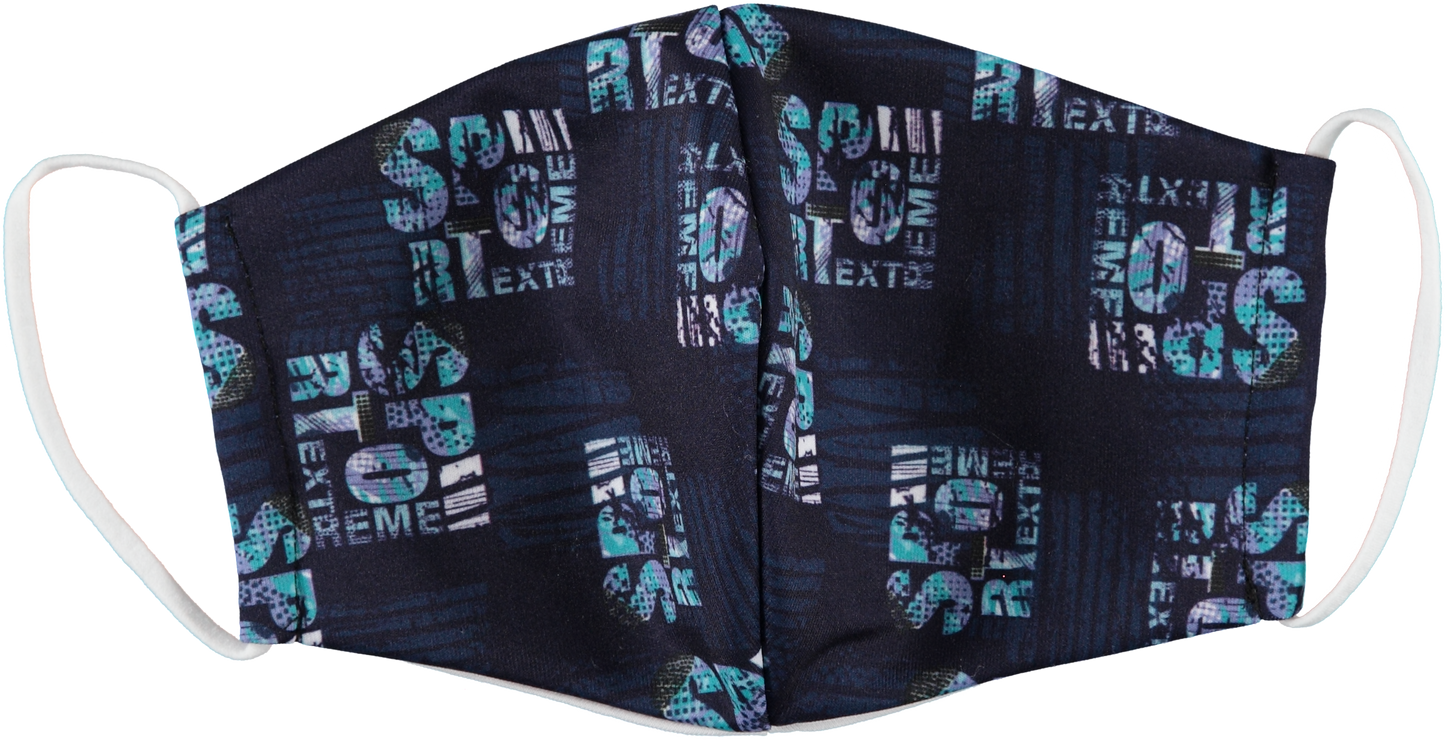6-Pack: Men's Reusable Machine Washable Masks Mystery (3 Solid + 3 Prints)
