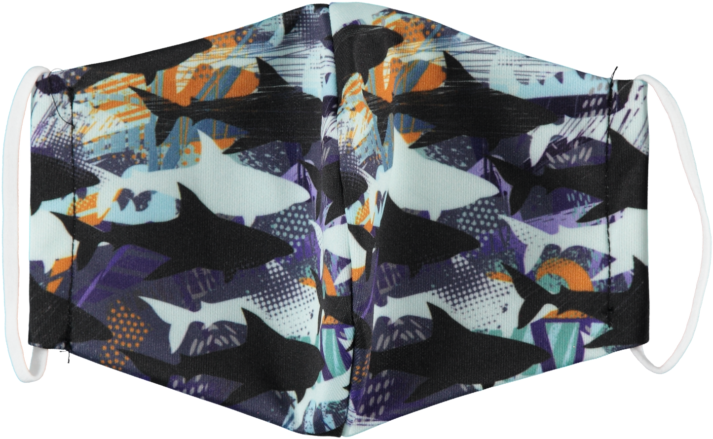 6-Pack: Men's Reusable Machine Washable Masks Mystery (3 Solid + 3 Prints)