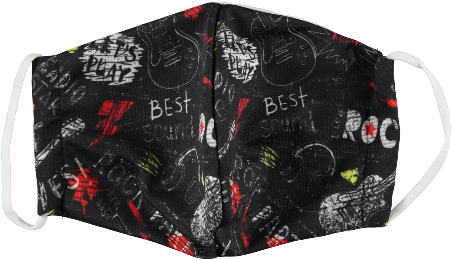 6-Pack: Men's Reusable Machine Washable Masks Mystery (3 Solid + 3 Prints)