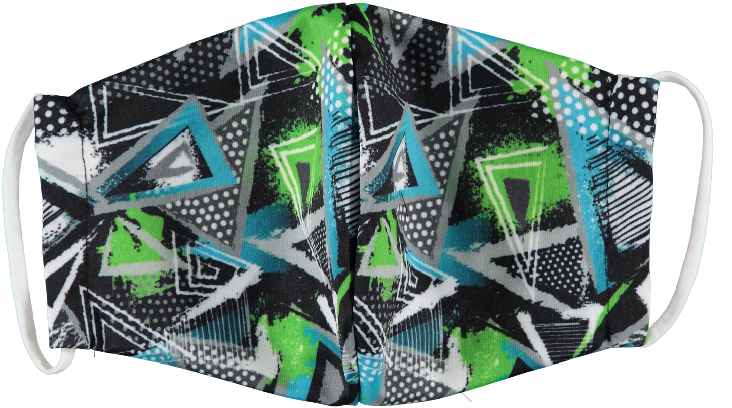 6-Pack: Men's Reusable Machine Washable Masks Mystery (3 Solid + 3 Prints)