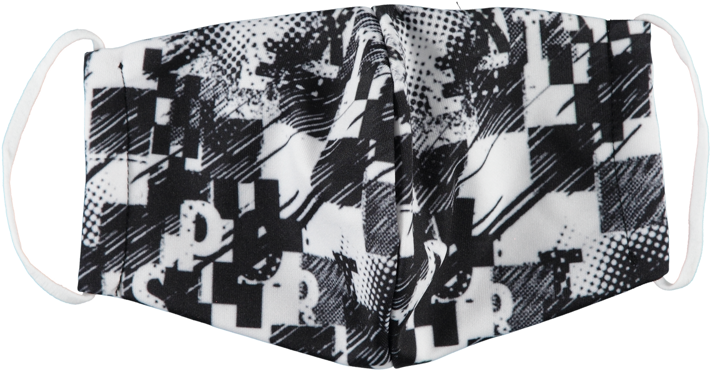 6-Pack: Men's Reusable Machine Washable Masks Mystery (3 Solid + 3 Prints)