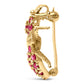 14K Yellow Gold Red Ruby Bee Brooch Pin