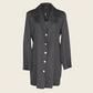 Grace Long Blazer Dress in Black – Women’s Tailored Blazer Dress