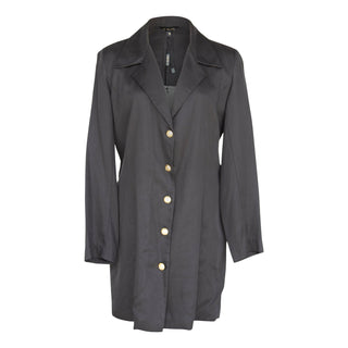 Grace Long Blazer Dress in Black – Women’s Tailored Blazer Dress
