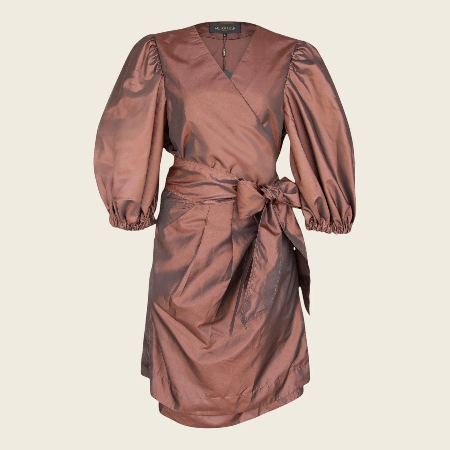 Power Bordeaux Red Wrap Dress – Elegant Women’s Dress