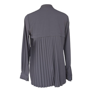 Stylish Pleated Blouse in Black – Women’s Elegant Top