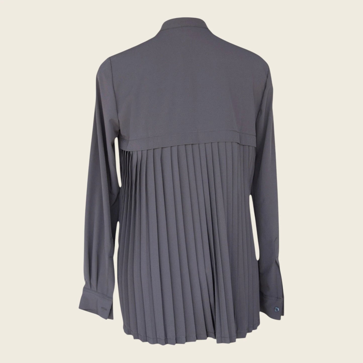 Stylish Pleated Blouse in Black – Women’s Elegant Top