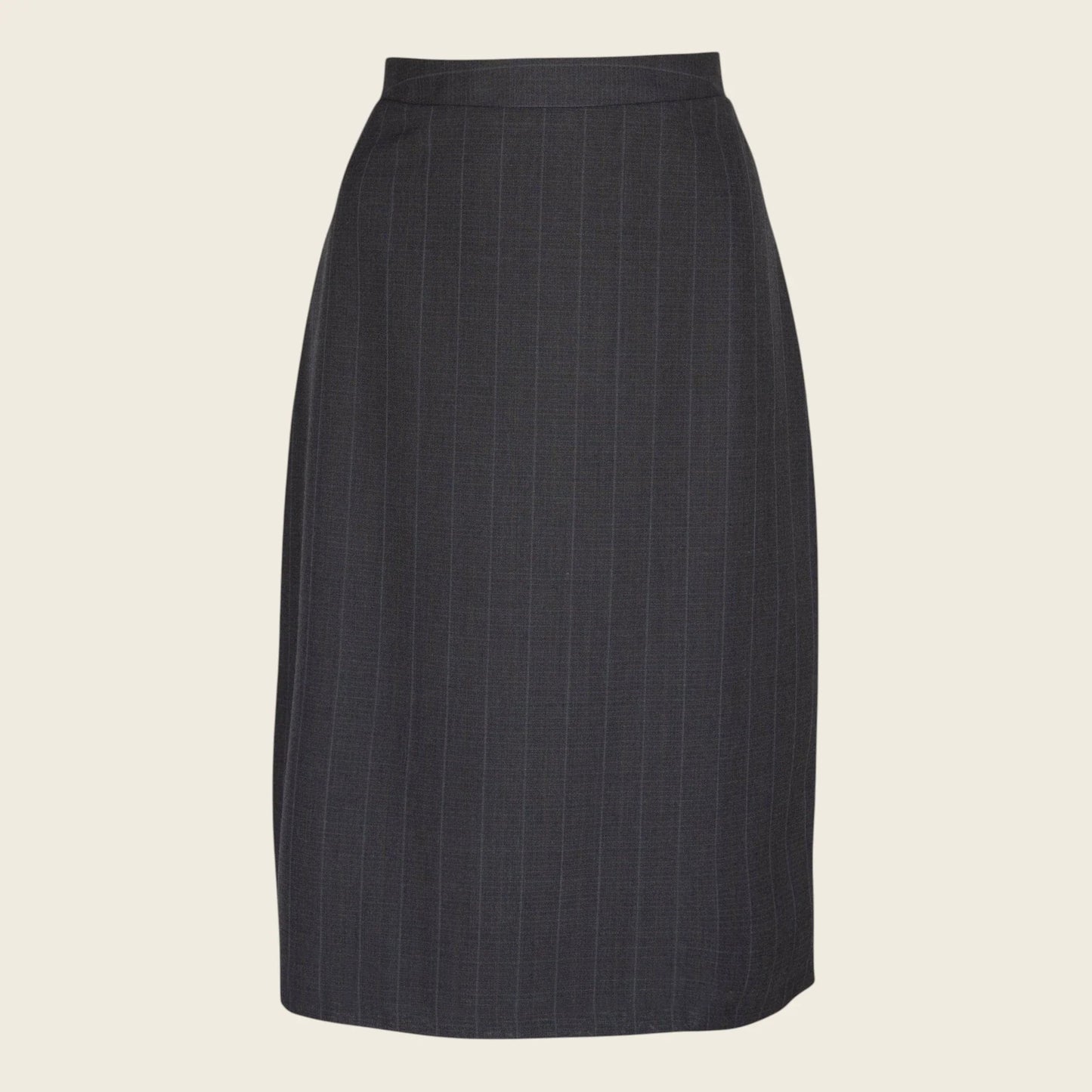 Wool Pencil Skirt – Classic High-WWool Pencil Skirtaist Office Skirt