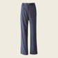 Black Pinstripes Suit Pants – Women’s Tailored Office Trousers