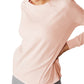 Cotton On Women's Active Rib Long Sleeve Top Pink Size Medium