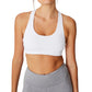 Cotton On Women's Strappy Sports Crop Bra White Size Small