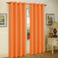 J&V TEXTILES 2 Panels Solid Grommet Faux Silk Window Curtain Drapes Treatment in 84" Length