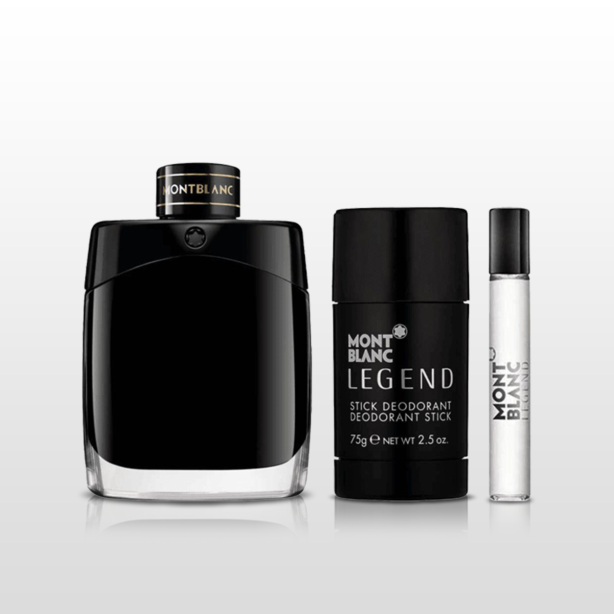 MONTBLANC Legend Men Gift Set, Includes: 3.3 Oz EDT, Mini EDT & Shower Gel