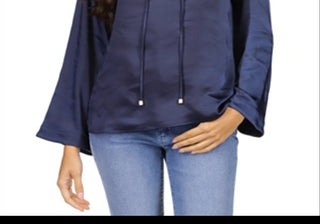 Michael Kors Bell Sleeve Chain Neck Top