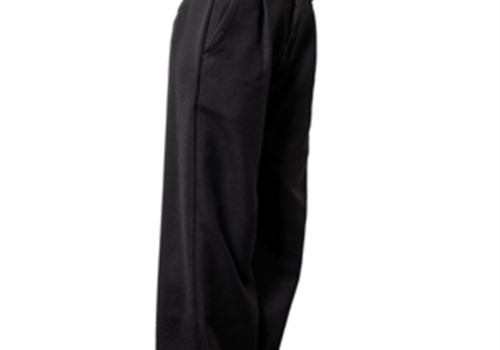 Moon River Layered Waistband Pants Black