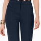 Alfani Women's Modern Straight-Leg Pants Regular & Short Lengths Dark Blue Size 4