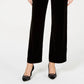 Alfani Women's Velvet Wide-Leg Pants Black Size XX Large
