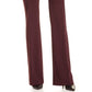 Alfani Women's Curvy-Fit Slimming Bootcut Pants Regular Short & Long Lengths Wine Size 4