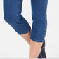 Charter Club Women's Tummy Control Bristol Capri Jeans Blue Size 6