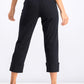 Style & Co Women's High Cuffed Capri Jeans Black Size 12