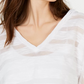 INC International Concepts Women's Illusion-Detail Hoodie White Size Medium