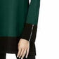 Alfani Women's Ottoman Knit Tunic Sweater Green Size Medium