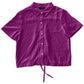 Alfani Women's Drawstring-Hem Shirt Pink Size XX Large