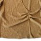 Alfani Women's Pleated-Waist Top Beige Size Medium