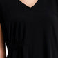Alfani Women's Ruched Side Top Black Size Medium