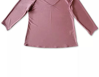 Alfani Women's Ruched-Sleeve Top Pink Size Small