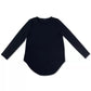 Alfani Women's Shirttail-Hem T-Shirt Black Size Extra Small