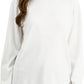 Karen Scott Women's Studded Mock-Neck Sweater Natural Size Extra Small