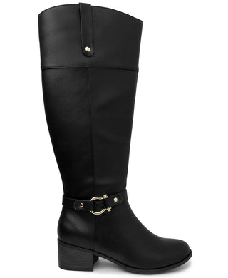 Karen Scott Vickyy Riding Boots Women's Shoes Black Size 5 M