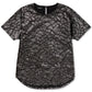 Alfani Women's Animal-Print Burnout Top Dark Gray Size Small