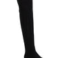 Sun + Stone Allicce Over-The-Knee Boots Women's Shoes Black Size 7.5 M