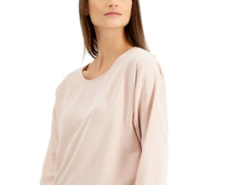 Alfani Women's Flared-Sleeve Top Red Size X-Large