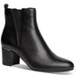 Alfani Zuri Block-Heel Booties Women's Shoes Black Size 8.5 M