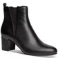 Alfani Zuri Block-Heel Booties Women's Shoes Black Size 8.5 M