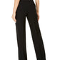Kasper Women's Tab Waist Modern Dress Pants Black Size 10