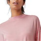 Cotton On Women's Longline Drop Shoulder Long Sleeve Top Pink Size Medium