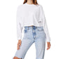 Cotton On Women's Kyle Batwing Long Sleeve Top White Size X-Large