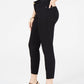 INC International Concepts Women's Curvy Ponte Skinny Pants Black Size 12