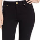 INC International Concepts Women's Curvy Ponte Skinny Pants Black Size 14