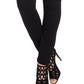 INC International Concepts Women's Curvy Ponte Skinny Pants Black Size 14