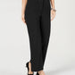 Alfani Women's Petite Curvy Bootcut Pants Black Size 14X4