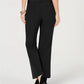 Alfani Women's Petite Curvy Bootcut Pants Black Size 14X4