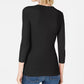 INC International Concepts Women's Ribbed Top Black Size Extra Small