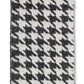DKNY Women's Oversized Houndstooth Scarf Black Size Regular