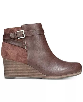 Dr. Scholl's Women's Double Booties Shoes Brown Size 6.5 M